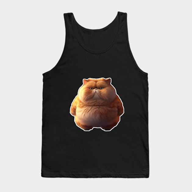 Cute Chibi Cat Merch - Adorable Feline Apparel and Accessories Tank Top by Phantom Troupe